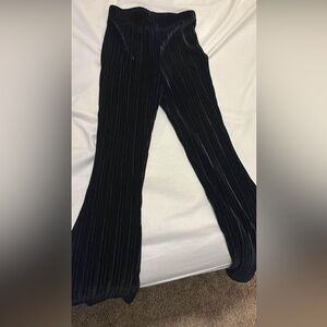 Small Velvet Flare Pants